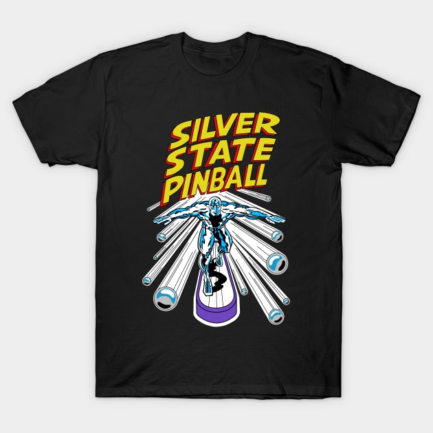 Silver Streamer T-Shirt by Hoakypoaky 